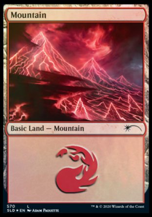 Mountain (Lightning) (570) [Secret Lair Drop Promos] | Silver Goblin