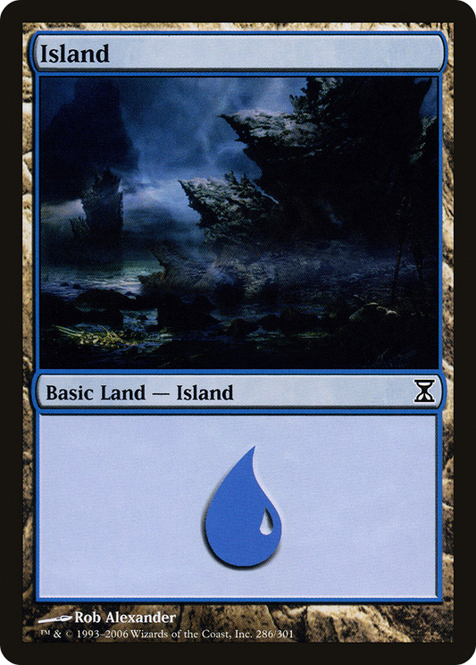 Island (286) [Time Spiral] Foil