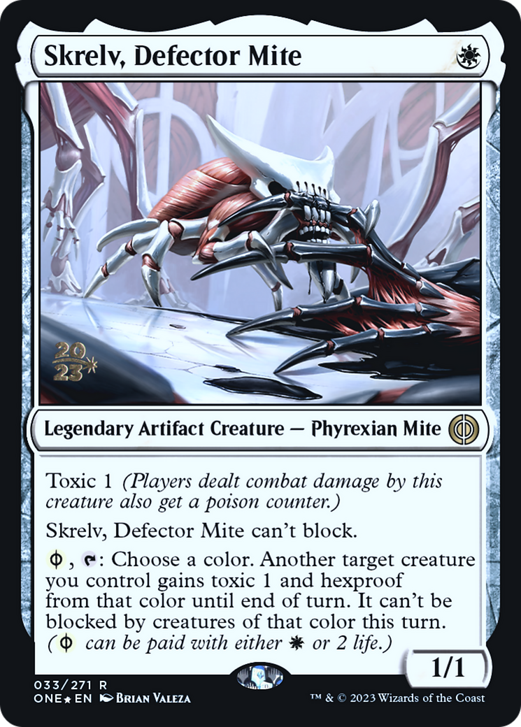 Skrelv, Defector Mite (33s) Foil - Phyrexia: All Will Be One Promos