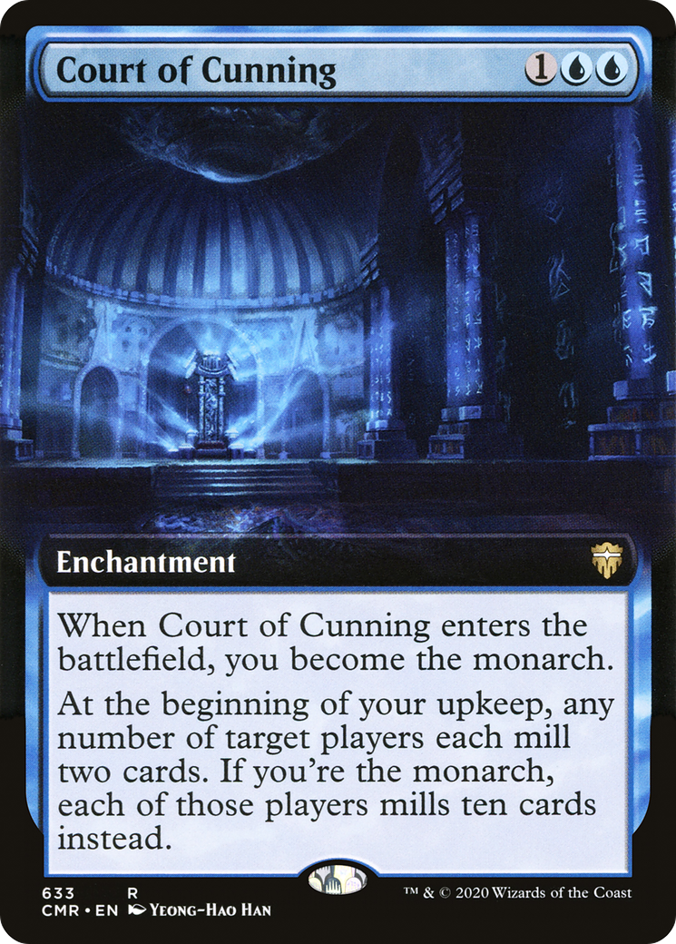 Court of Cunning (Extended Art) (633) Foil - Commander Legends