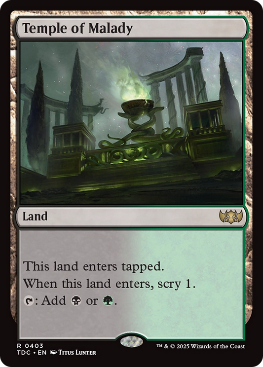 Temple of Malady (403) - Commander: Tarkir: Dragonstorm