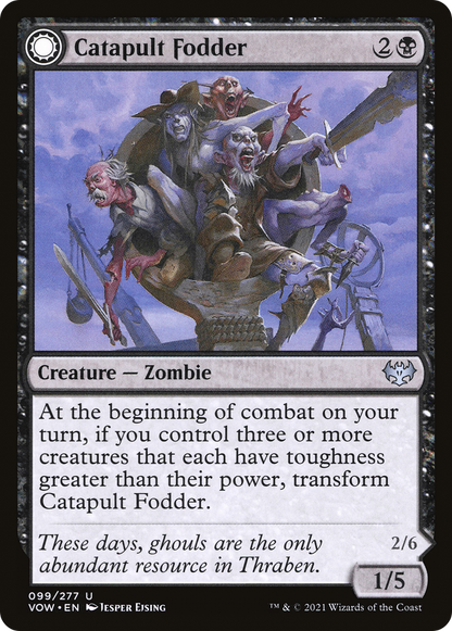 Catapult Fodder // Catapult Captain [Innistrad: Crimson Vow] Foil