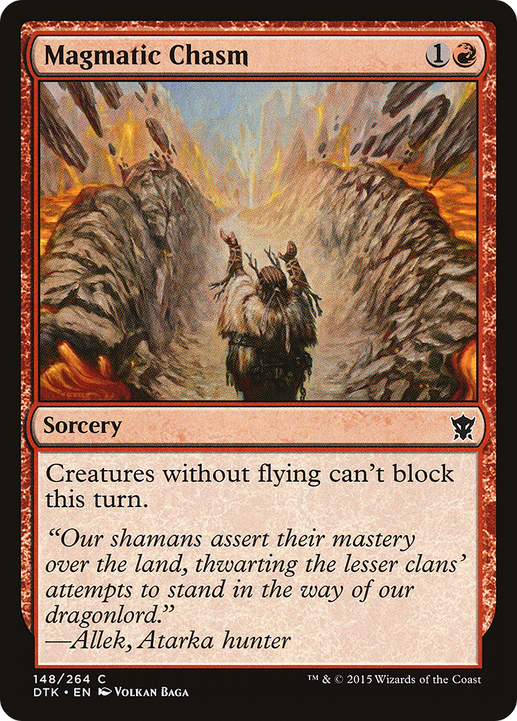 Magmatic Chasm (148) Foil - Dragons of Tarkir