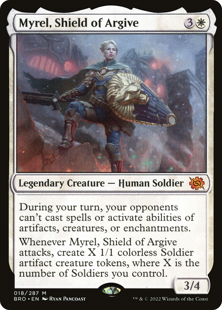 Myrel, Shield of Argive (018) Foil - The Brothers' War