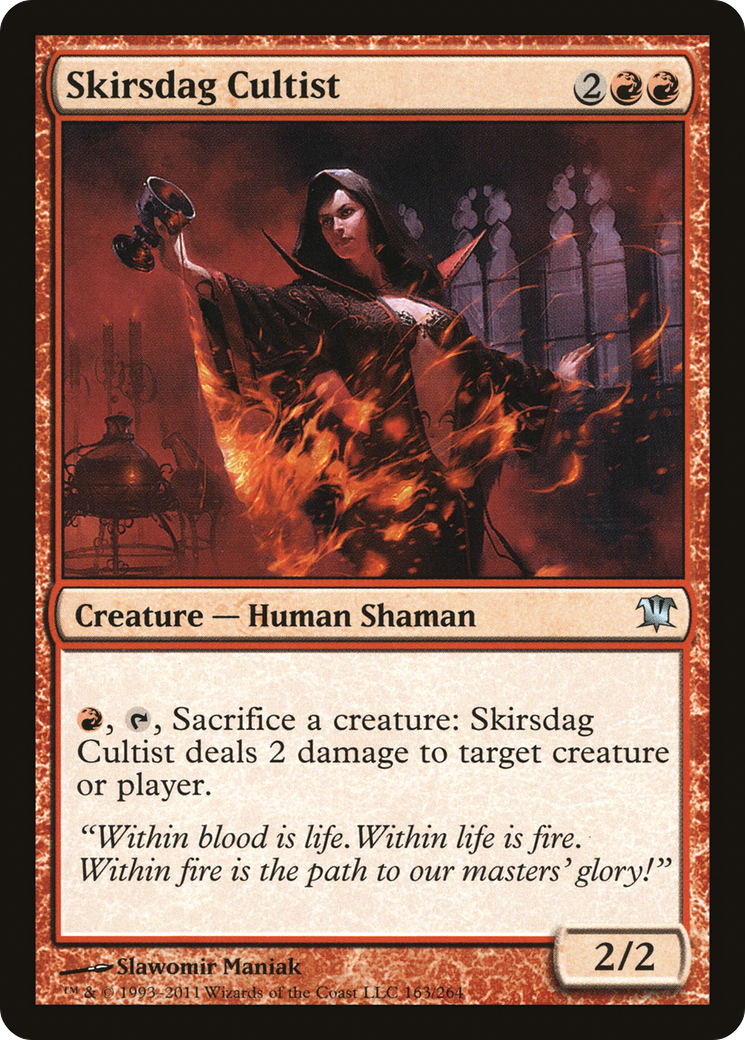 Skirsdag Cultist (163) Foil - Innistrad