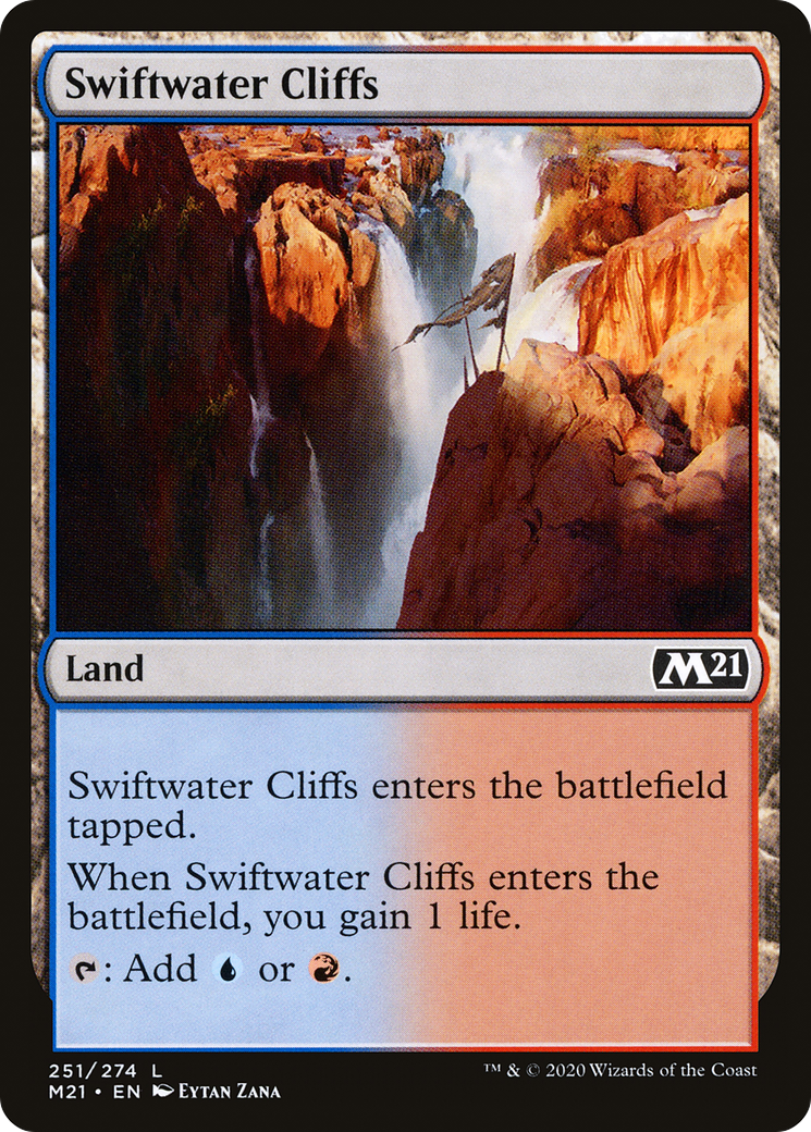 Swiftwater Cliffs (251) Foil - Core Set 2021