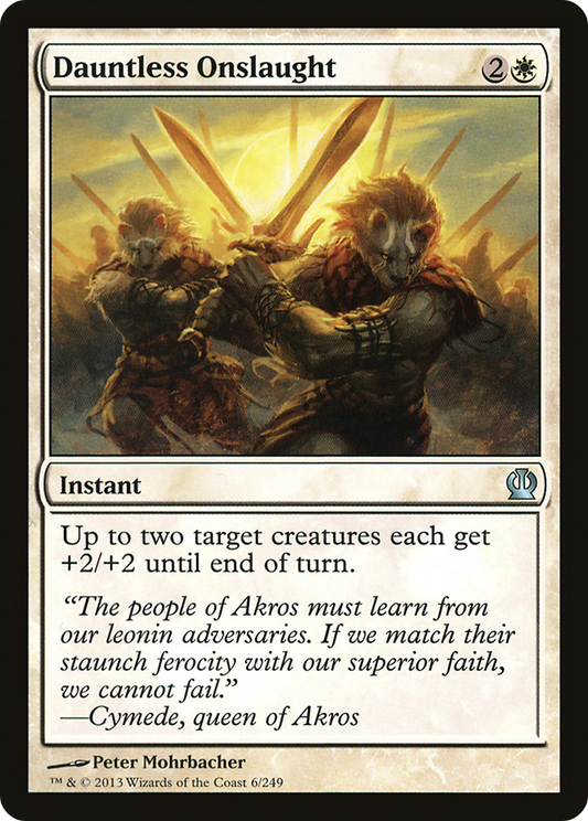 Dauntless Onslaught [Theros] Foil