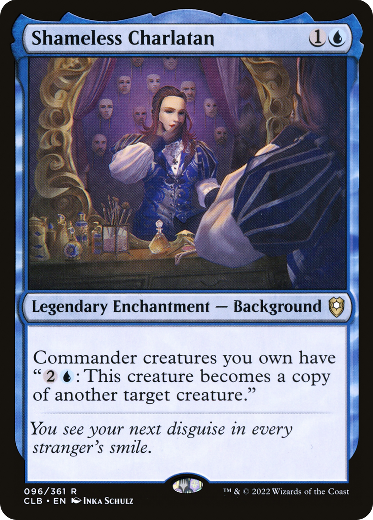 Shameless Charlatan (096) Foil - Commander Legends: Battle for Baldur's Gate