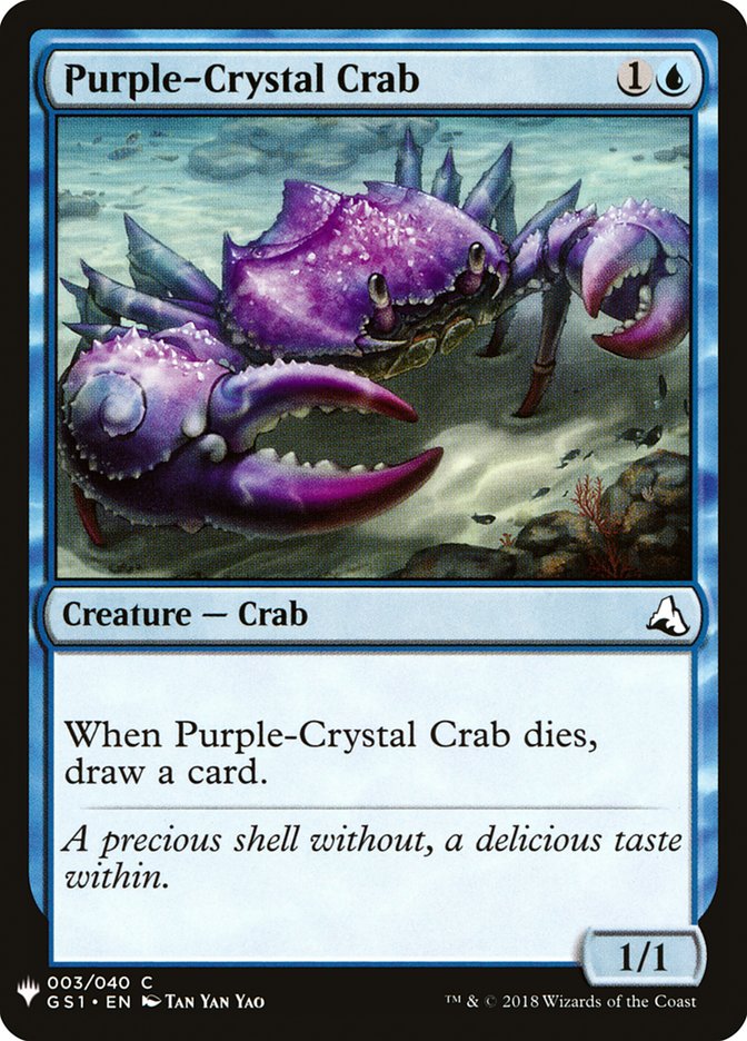Purple-Crystal Crab [Mystery Booster] | Silver Goblin