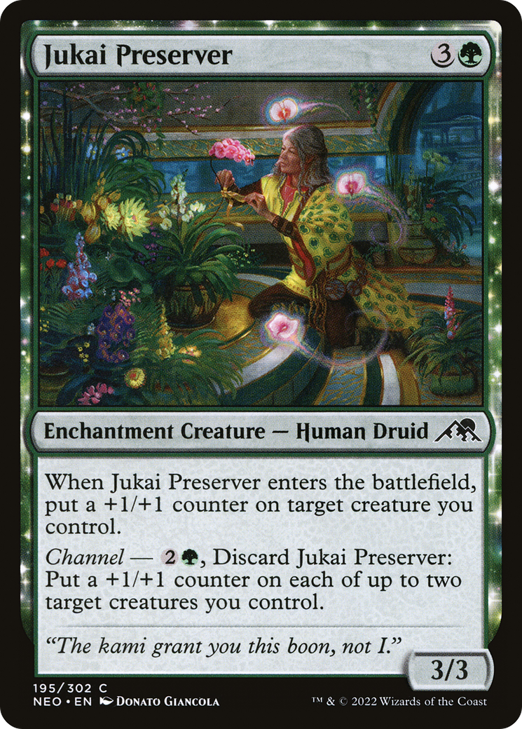 Jukai Preserver (195) Foil - Kamigawa: Neon Dynasty
