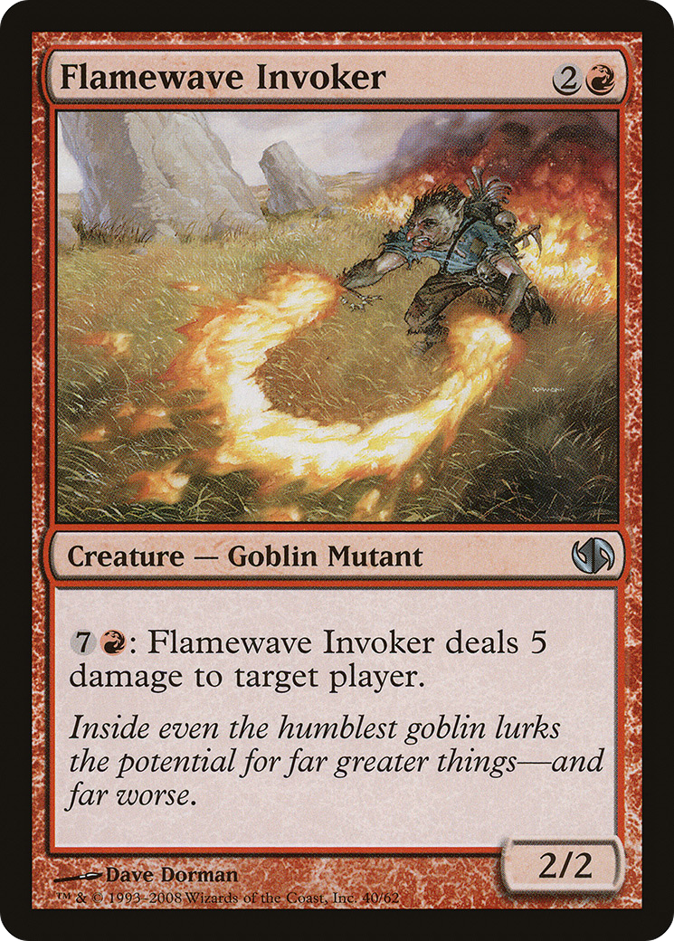 Flamewave Invoker (040) - Duel Decks: Jace vs. Chandra