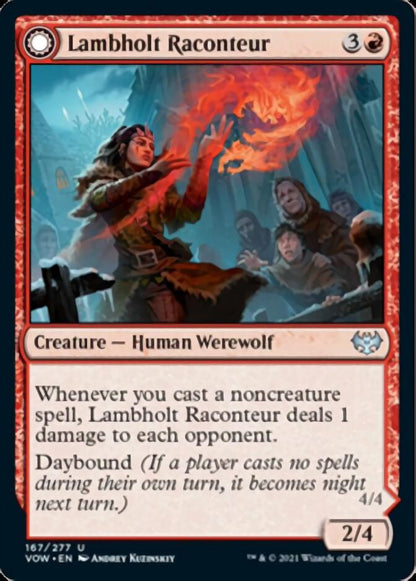 Lambholt Raconteur (167) Foil - Innistrad: Crimson Vow