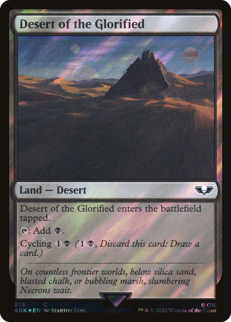 Desert of the Glorified (275) Surge Foil - Warhammer 40,000 Commander