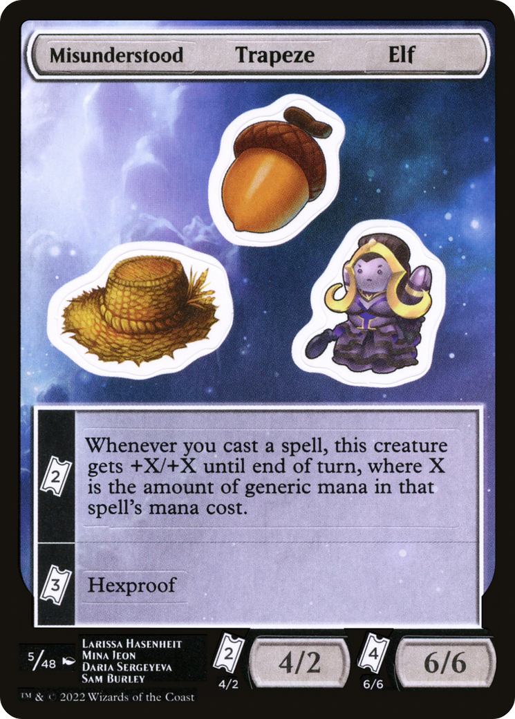 Misunderstood Trapeze Elf (005) - Unfinity Sticker Sheets