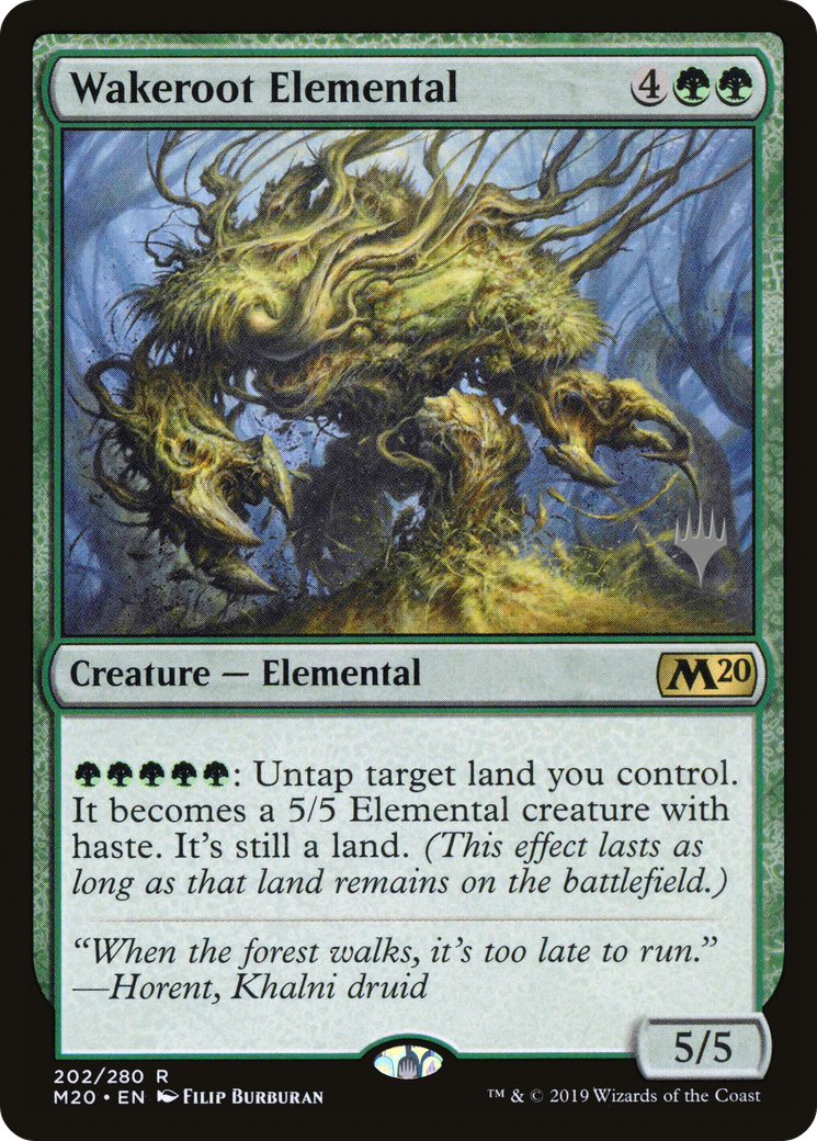 Wakeroot Elemental (202) - Core Set 2020 Promos
