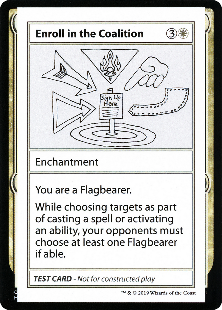 Enroll in the Coalition (004) - Mystery Booster Playtest Cards 2021