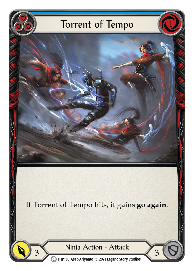 Torrent of Tempo (Blue) [1HP130] (History Pack 1) | Silver Goblin