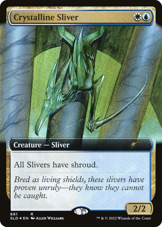 Crystalline Sliver (Extended Art) (661) Foil - Secret Lair Drop