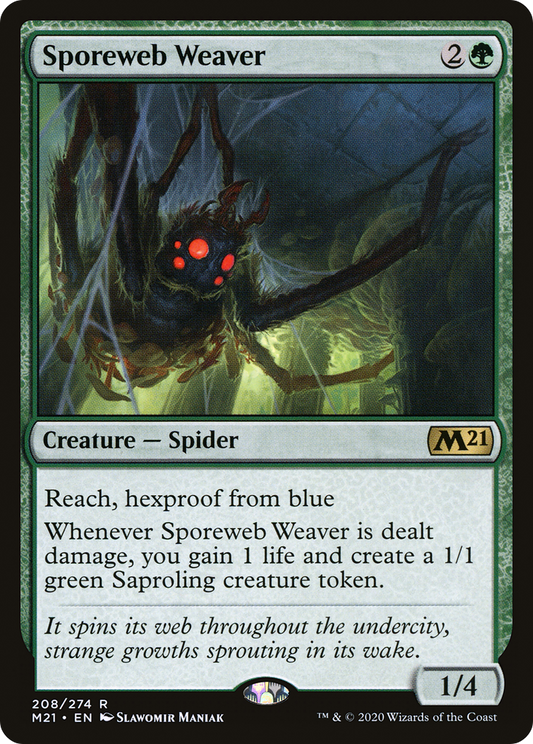 Sporeweb Weaver (208) - Core Set 2021