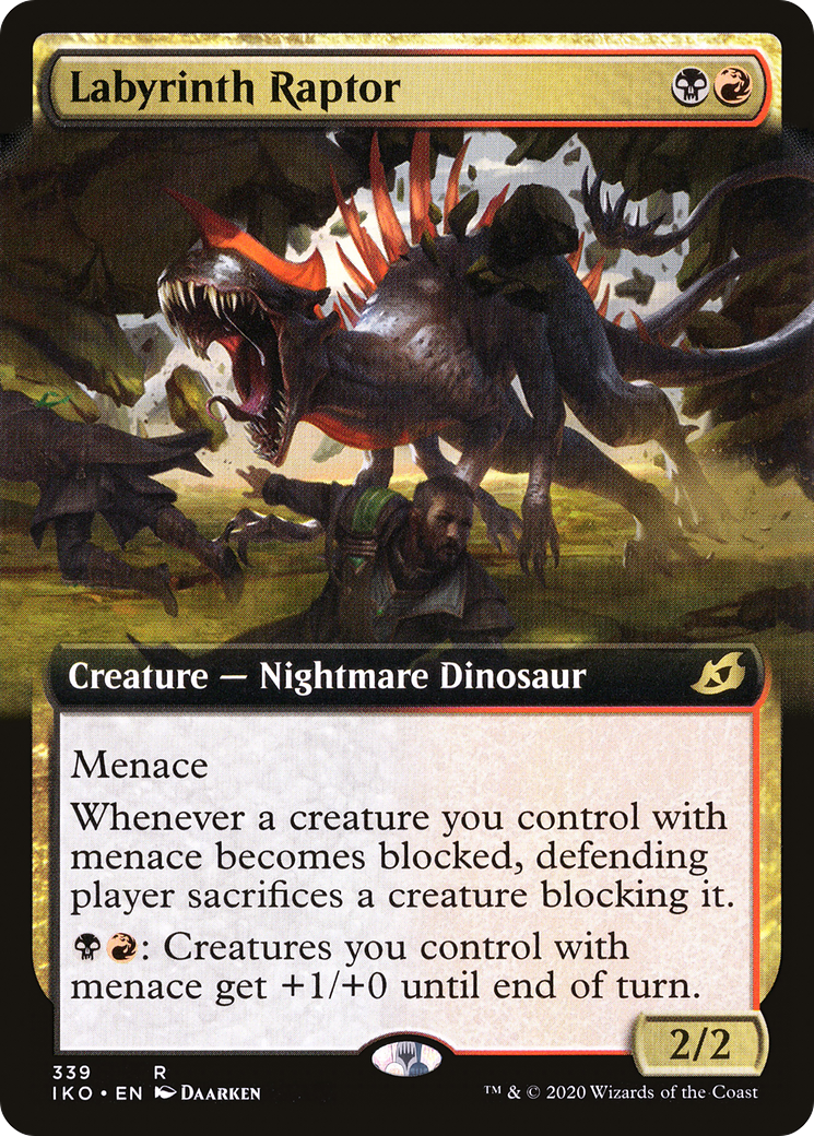 Labyrinth Raptor (Extended Art) (339) - Ikoria: Lair of Behemoths