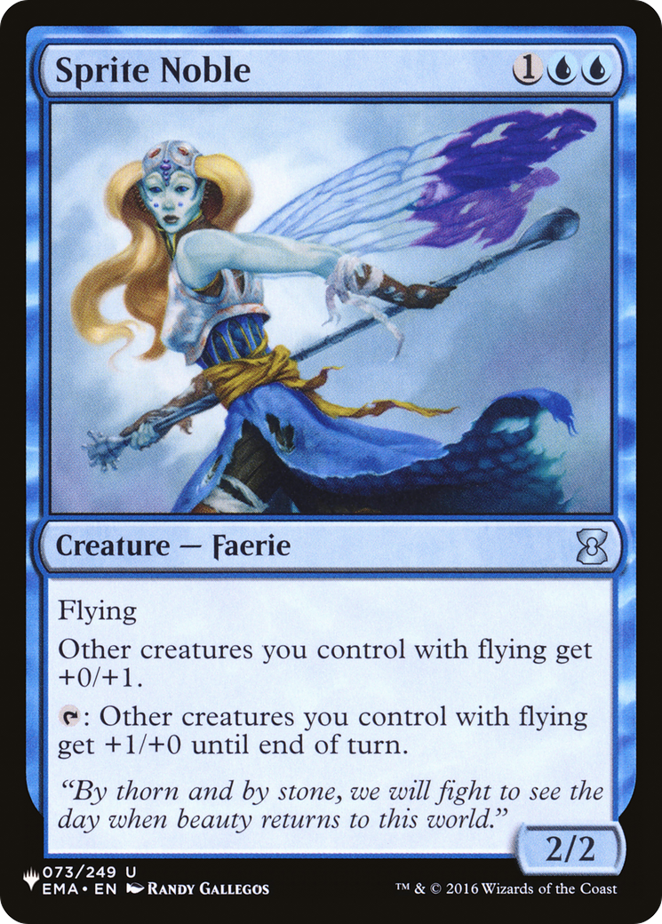 Sprite Noble (EMA-73) - The List