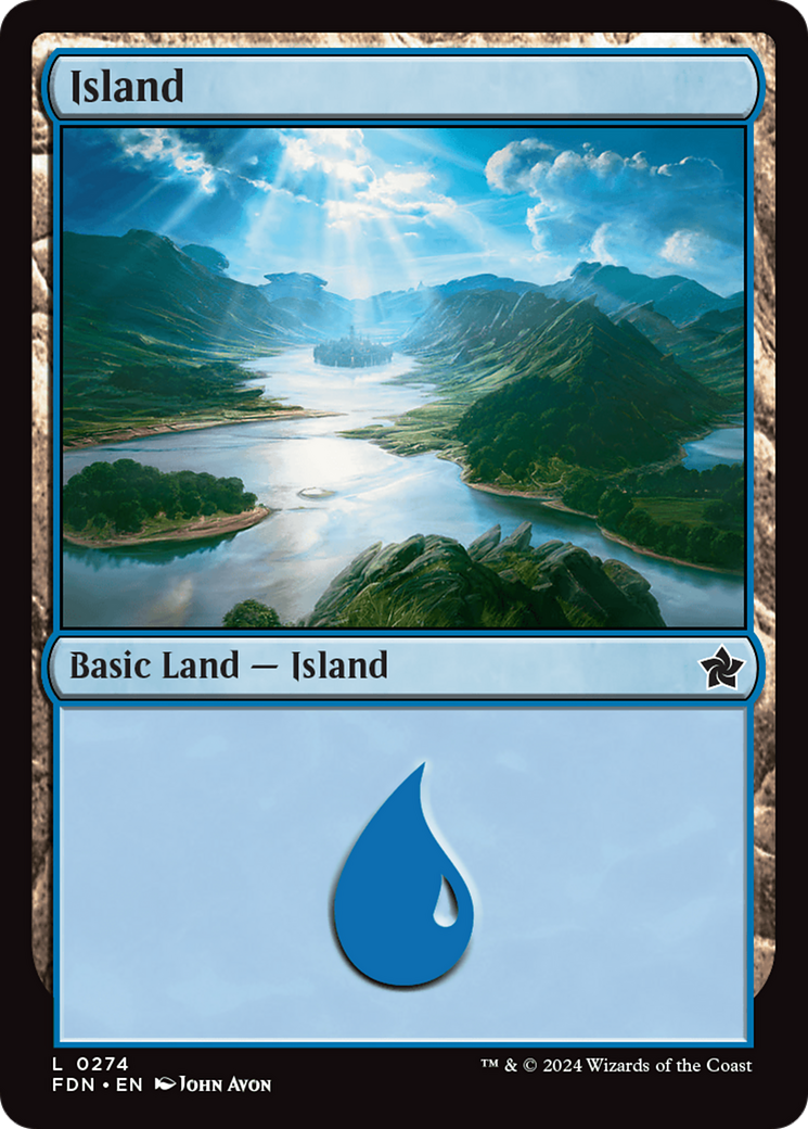 Island (0274) [Foundations] | Silver Goblin