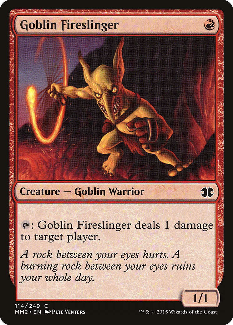 Goblin Fireslinger (114) - Modern Masters 2015