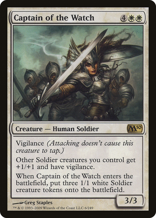 Captain of the Watch [Magic 2010] Foil