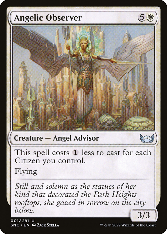 Angelic Observer (001) Foil - Streets of New Capenna