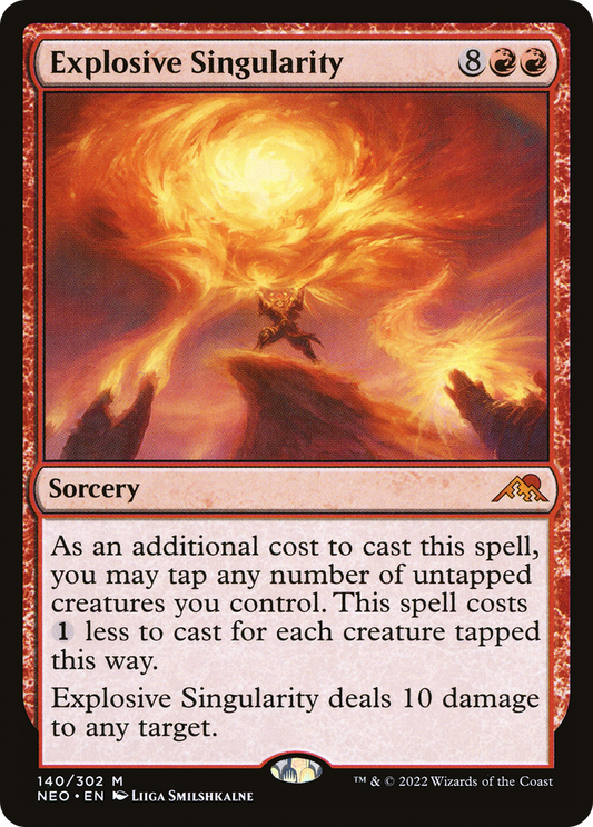 Explosive Singularity (140) Foil - Kamigawa: Neon Dynasty