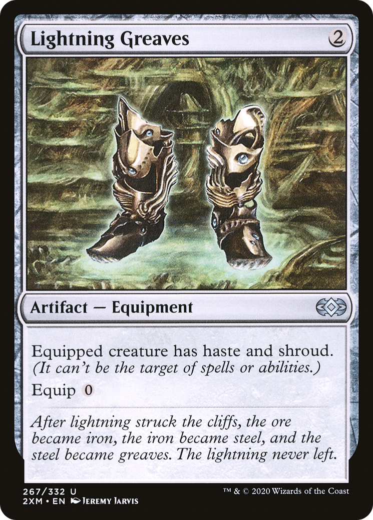 Lightning Greaves [Double Masters] Foil