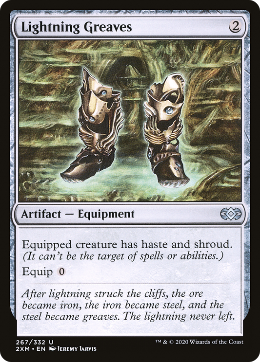 Lightning Greaves [Double Masters] Foil