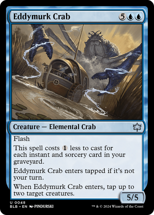 Eddymurk Crab [Bloomburrow] Foil