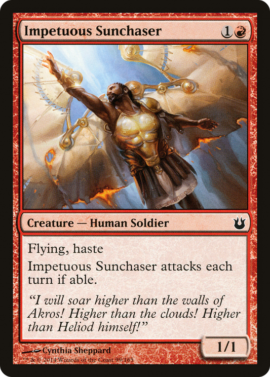 Impetuous Sunchaser (099) Foil - Born of the Gods