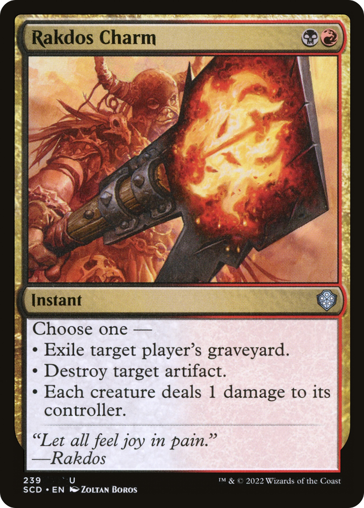 Rakdos Charm (239) - Starter Commander Decks