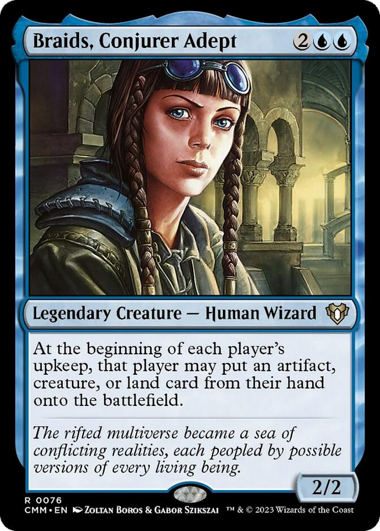 Braids, Conjurer Adept [Commander Masters] | Silver Goblin