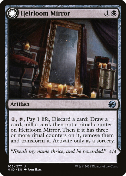 Heirloom Mirror (105) Foil - Innistrad: Midnight Hunt