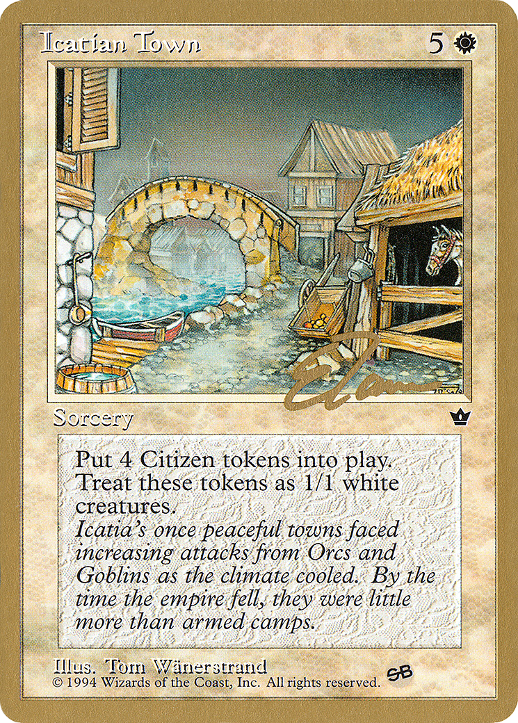 Icatian Town - 1996 Eric Tam (FEM) (SB) - Pro Tour Collector Set