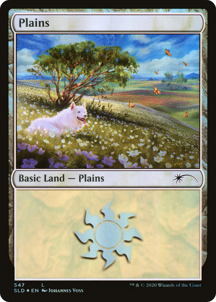 Plains (Dogs) (547) [Secret Lair Drop Promos] | Silver Goblin