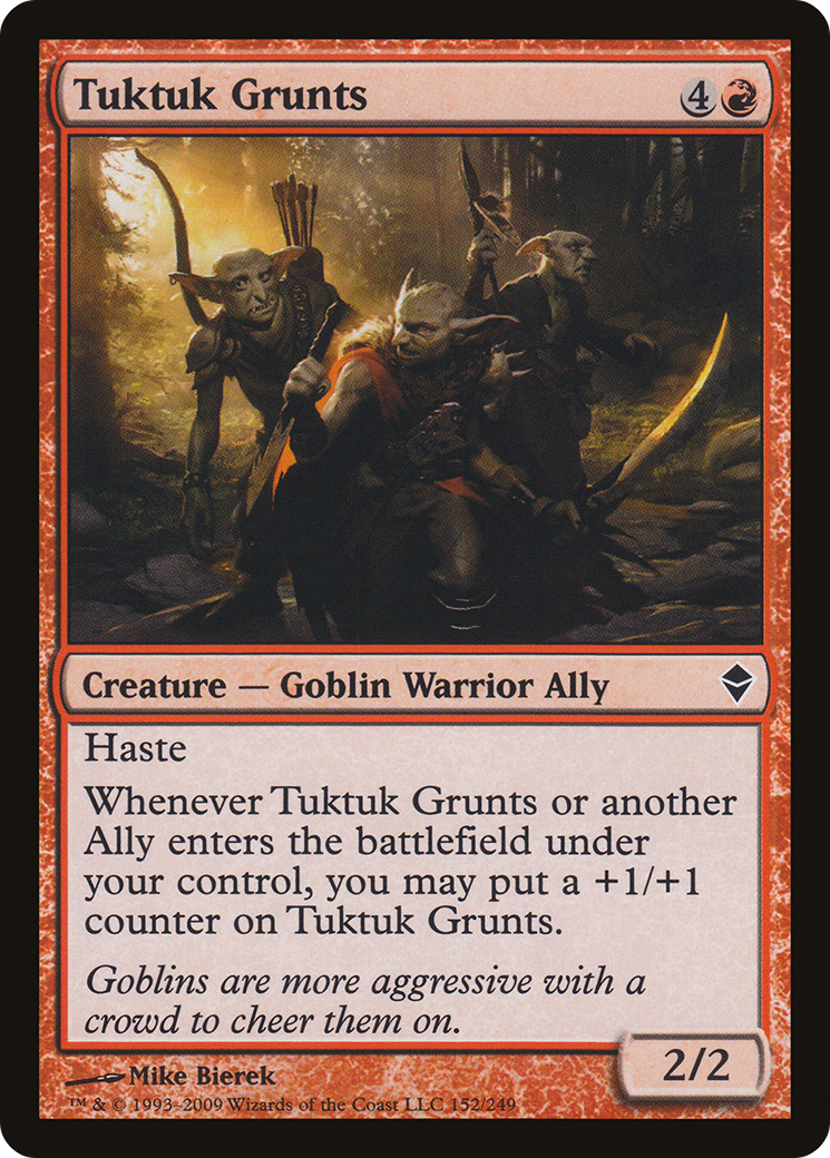 Tuktuk Grunts (152) Foil - Zendikar
