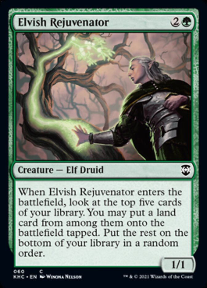 Elvish Rejuvenator [Kaldheim Commander] | Silver Goblin