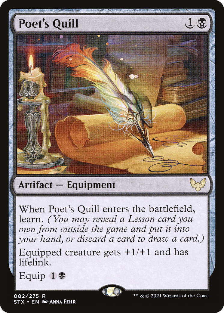Poet's Quill (082) - Strixhaven: School of Mages