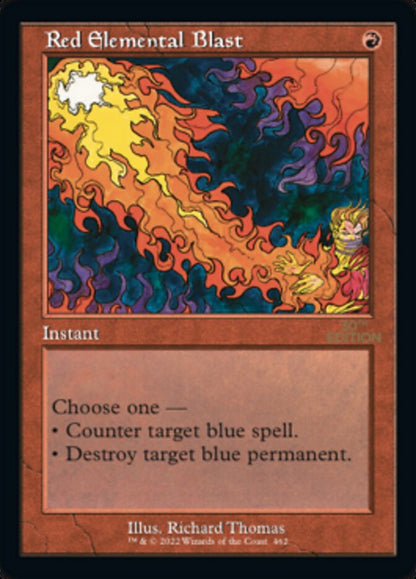 Red Elemental Blast (Retro) (462) - 30th Anniversary Edition