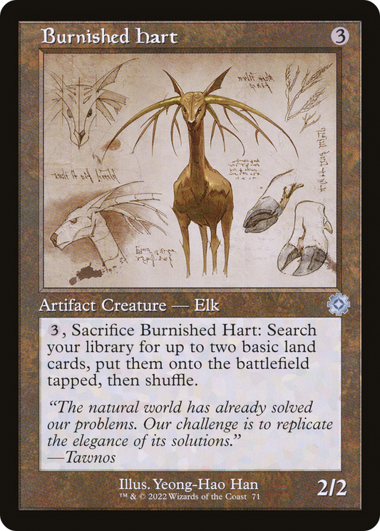 Burnished Hart (Retro Schematic) [The Brothers' War Retro Artifacts] Foil