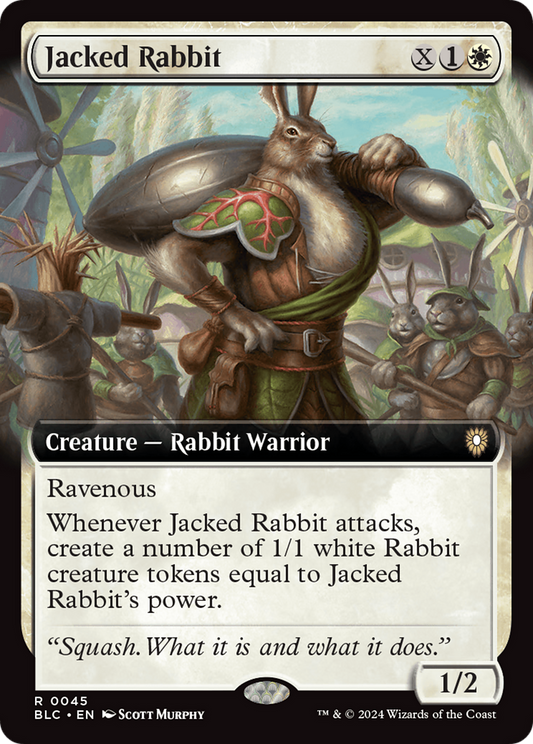 Jacked Rabbit (Extended Art) [Bloomburrow Commander] Foil