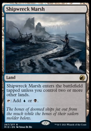 Shipwreck Marsh (Promo Pack) [Innistrad: Midnight Hunt Promos] | Silver Goblin