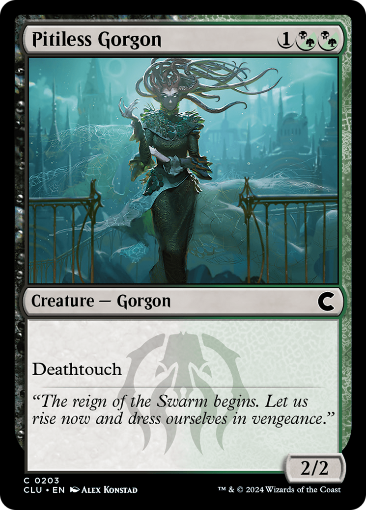 Pitiless Gorgon (203) - Ravnica: Clue Edition