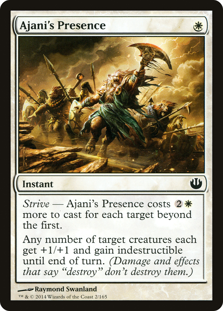 Ajani's Presence [Journey into Nyx] Foil