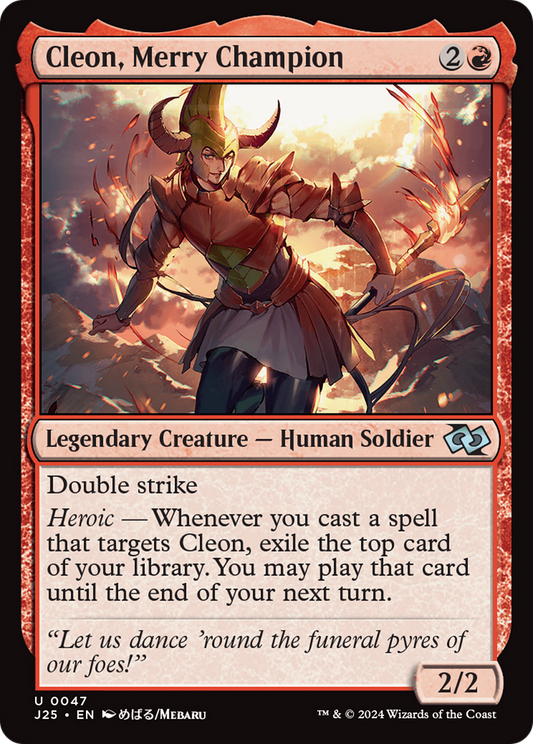 Cleon, Merry Champion (047)