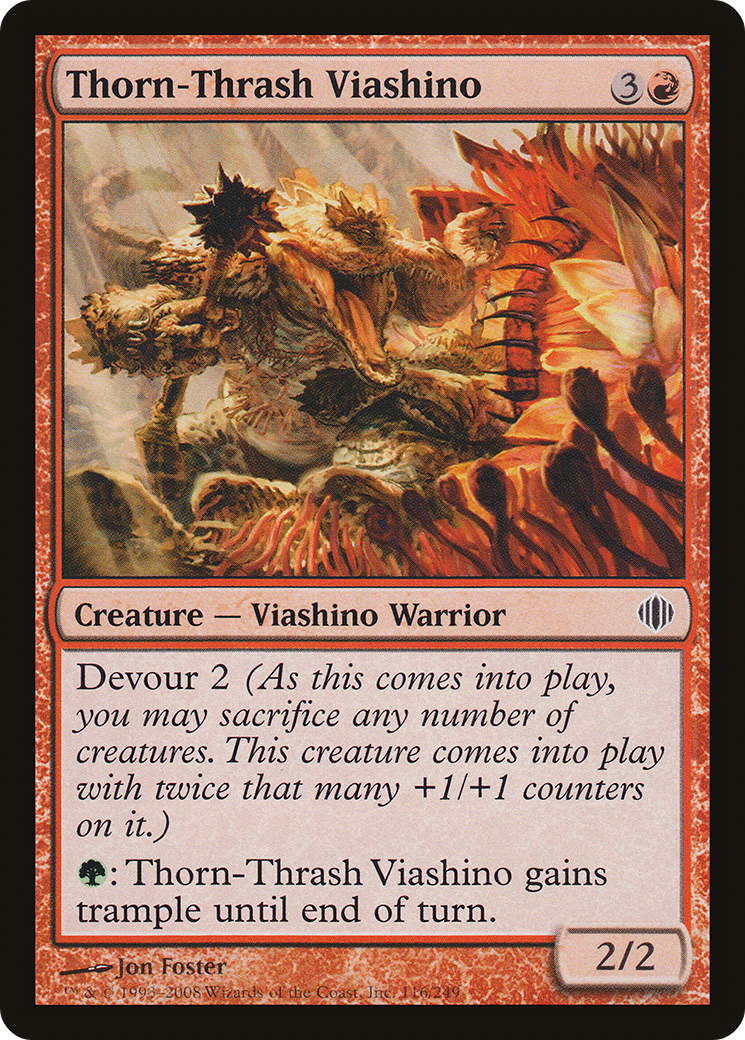 Thorn-Thrash Viashino (116) - Shards of Alara